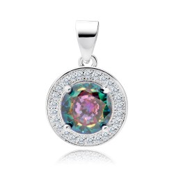 Pandantiv argint cu piatra cu reflexii DiAmanti Z1072C_M-DIA (Argint 925‰ 1,9 g.)